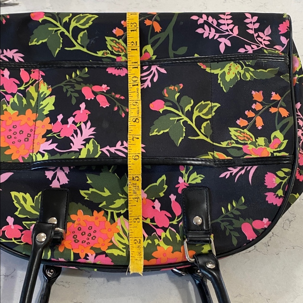 Floral Isaac Mizrahi Black  Bag - Picture 13 of 16